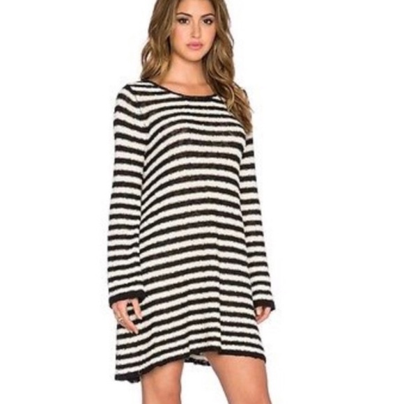 free people striped sweater dress